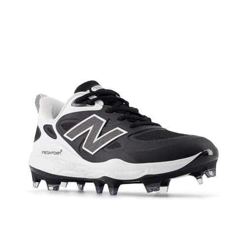 New Balance Women's Fresh Foam Velo V4 Molded Cleats - Black/White, Size 7