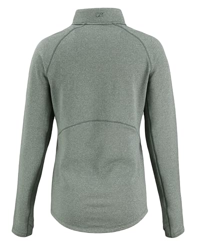 Women's Eco Fleece Half Zip Pullover - Small Hunter Heather