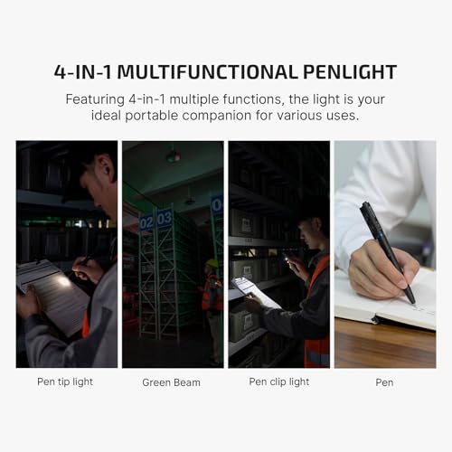 OLIGHT O'Pen 3 4-in-1 Rechargeable Pen Light with Refills & USB-C Charging