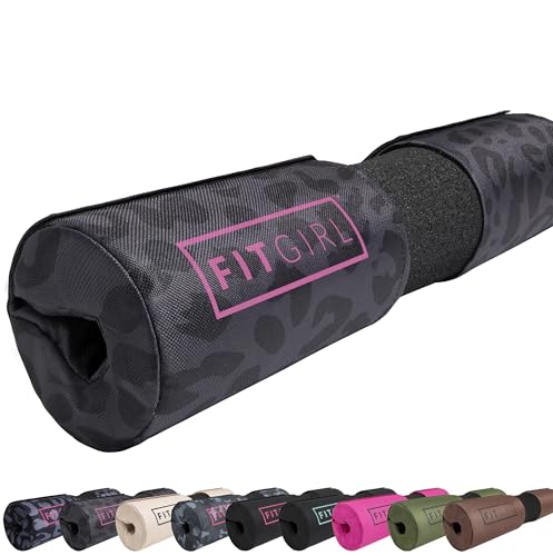Black Leopard Deluxe Squat and Hip Thrust Pad for Comfortable Leg Workouts