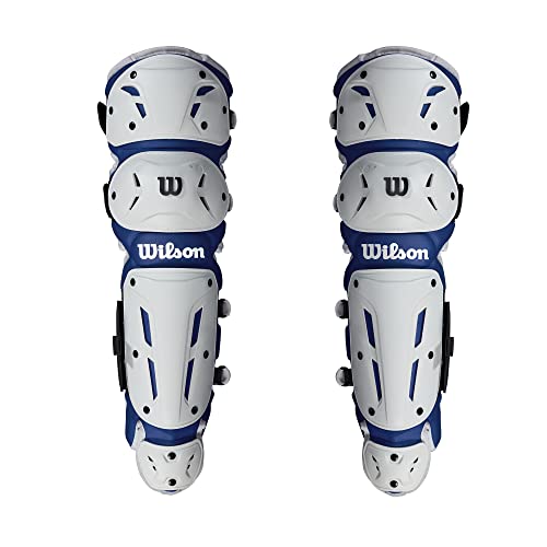 Catchers Gear Kit for Baseball Softball - Wilson EZ Gear 2.0 Royal S/M, Age 5-7