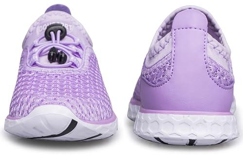 Kids Water Shoes - Quick Dry, Beach & Pool Footwear - Purple 10 Toddler