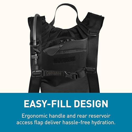 CamelBak HydroBak Tactical Hydration Pack 50oz/1.5L Black – Rugged Water Backpack