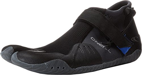 Neoprene Water Shoes with Split Toe for Surfing & Kayaking - Black / 9