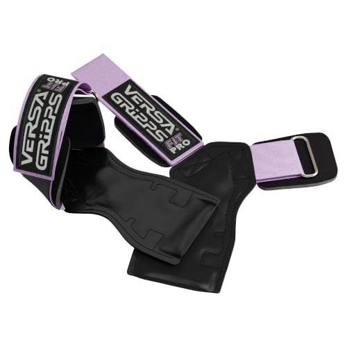 Lilac Versa Gripps FitPro Wrist Straps - Extra Small, 5-6 Inch, High-Performance Weightlifting Support