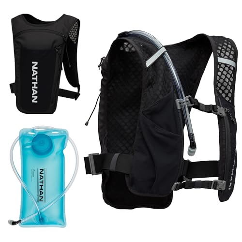 Nathan QuickStart Hydration Pack Vest 4L Storage & 1.5L Bladder for Running & Hiking