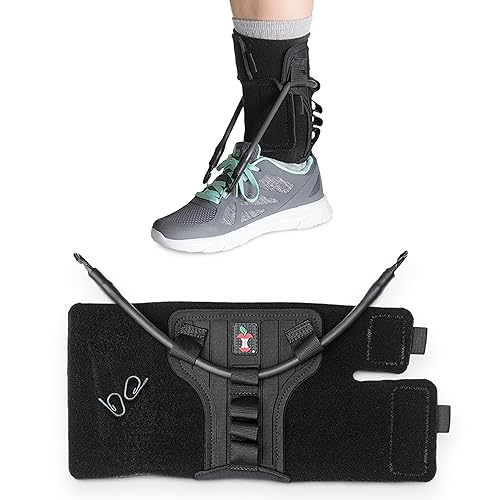 Foot Drop Brace XSmall/Small Adjustable Dorsiflexion Support for Walking
