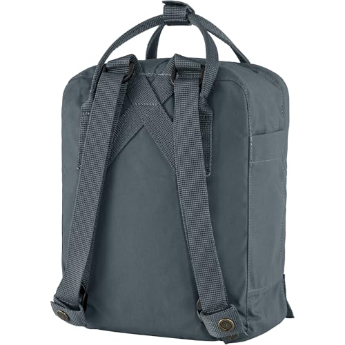 Mini Backpack for Men Women - Fjällräven Kanken Compact Vinylon Travel Bag - Graphite