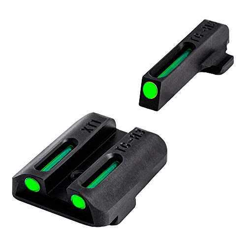 TRUGLO Green Rear Sight for Springfield XD Series Handgun Night Sights