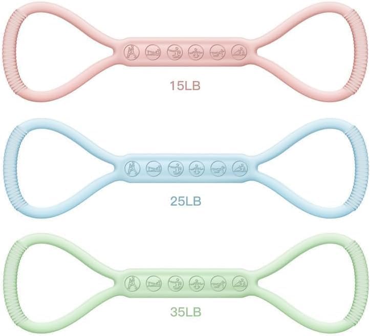 Skiennix Figure 8 Resistance Band - Upgraded Physical Therapy Tool | 3 Levels for Kids, Adults & Seniors