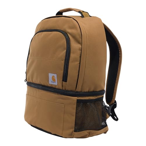 Carhartt Insulated 24 Can Two Compartment Cooler Backpack - Brown, One Size
