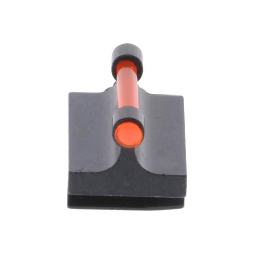 TRUGLO 3/8-Inch Dovetail Front Steel Gun Sight Replacement Fiber Optic Ramp Sight - .530", RED