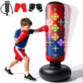 Kids Interactive Punching Bag with Lights, Music, and Scoring - 59.1 Inch