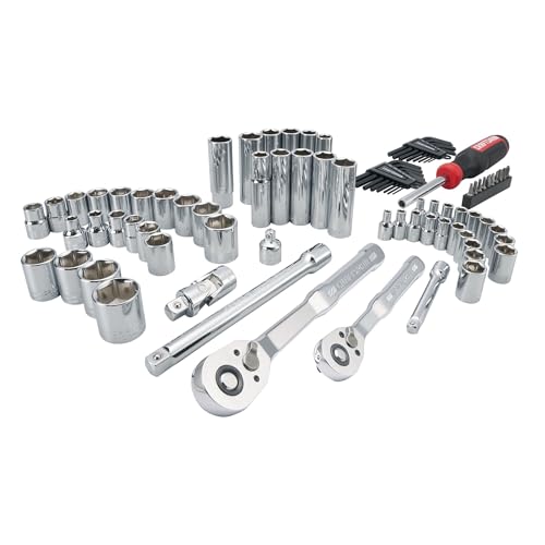 New CRAFTSMAN 83-Piece Mechanics Tool Set with Low-Profile Ratchets SAE/Metric
