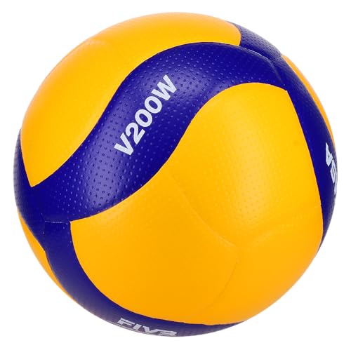 Official FIVB Indoor Volleyball - Mikasa V200W with 18-Panel Design