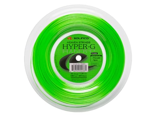 Solinco Hyper-G 17/1.20mm Tennis String Reel 656 ft - Spin Power Control