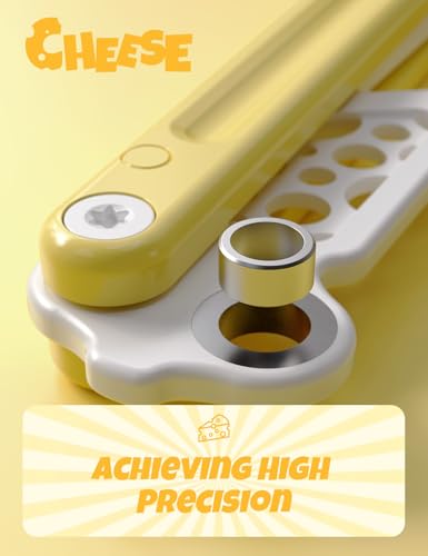 Nabalis Yellow Butterfly Knife Trainer - 7075 Aluminum, Teflon-Coated, Public-Friendly Balisong