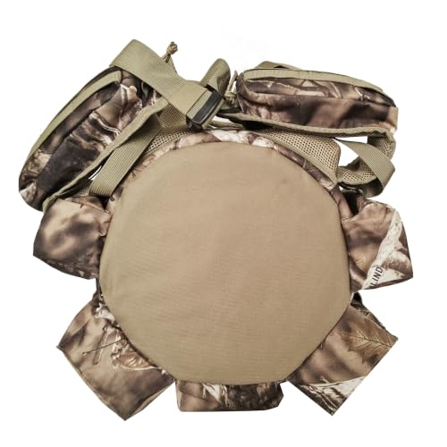 Insulated Bucket Backpack with 360° Swivel Lid - Woodland Camo Hunting & Camping Gear