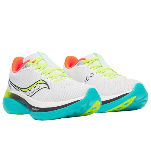 Saucony Women's Endorphin Trainer Sneaker 5 White Mutant - Running Shoe
