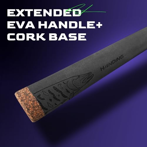 Heavy Duty 8' Extra Heavy Fast Action Casting Rod for Big Game Fishing
