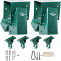 ABUSA Heavy Duty Swing Set Brackets & Hangers - Light Green Playground Hardware