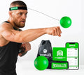 Boxbollen Reflex Ball Green - Hand Eye Coordination Boxing Exercise & Christmas Gift