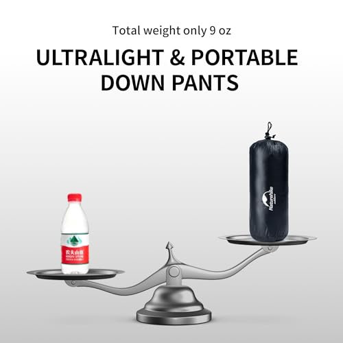 Men's & Women's Winter Down Pants - 800FP Windproof Puffy Hiking Pants