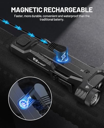 Dual LED Laser Combo Light with Quick Detach Mount - Green Beam