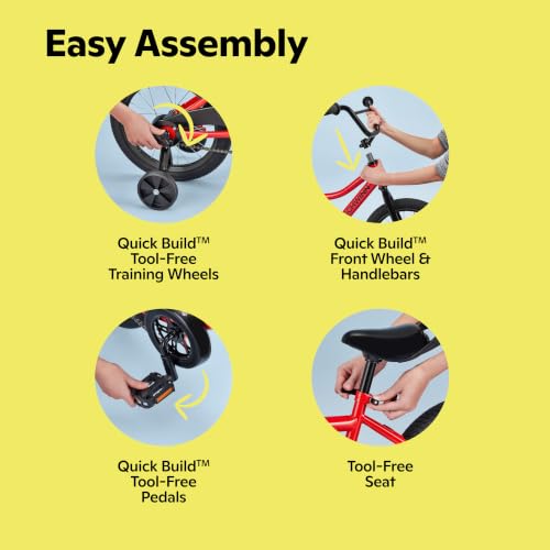 16-Inch Kids Bike for Ages 7-10 with Safety Features & Quick Assembly