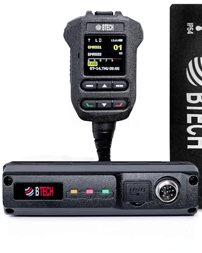 BTECH GMRS-50PRO 50W Weatherproof Base & Mobile Radio with Bluetooth GPS NOAA
