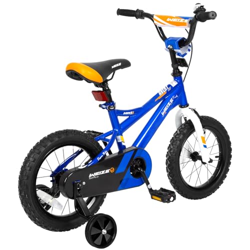 Kids Bicycle 14-20 Inch Children Bike with Coaster & Hand Brakes - Blue, 14 Inch