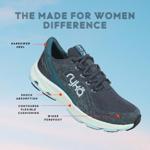 Ryka Women's Devotion X Walking Shoe - Abyss Blue, Size 8.5