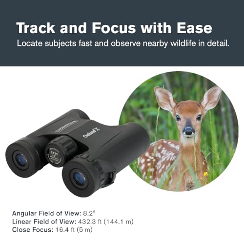 Celestron Outland X 8x25 Pocket Binoculars for Travel & Outdoor Adventures
