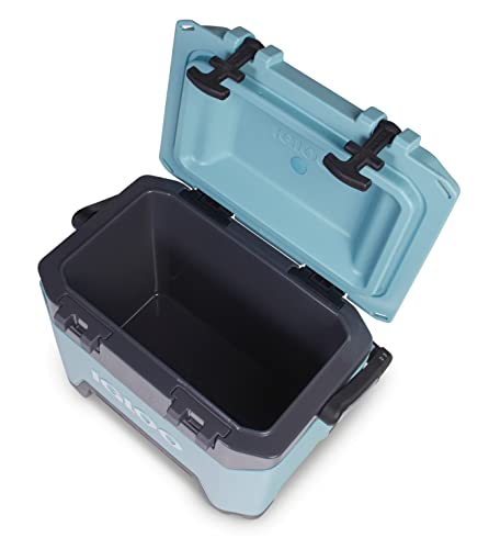 Igloo BMX Cooler 25 QT Celadon Insulated Hard Shell Ice Chest with Riser Tech