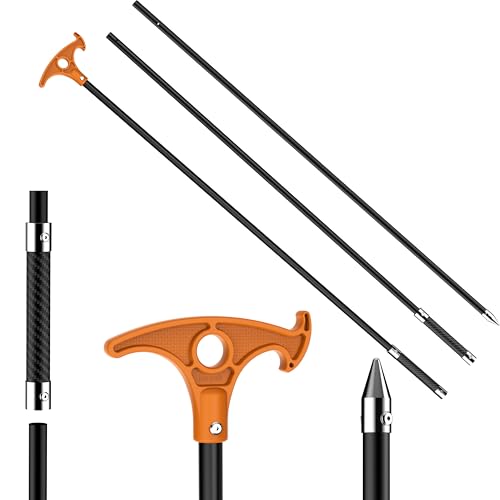 itayak 12.3 ft Shallow Water Anchor Pole with Gloves - Easy Install & Durable