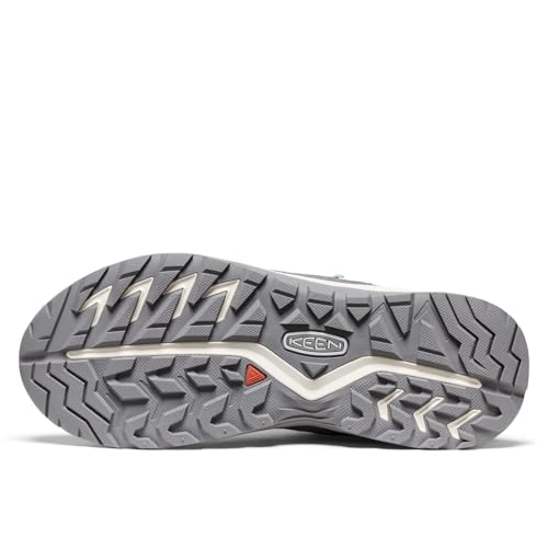 KEEN Women's Hightrail Mid Waterproof Hiking Boots Alloy/Lichen 10