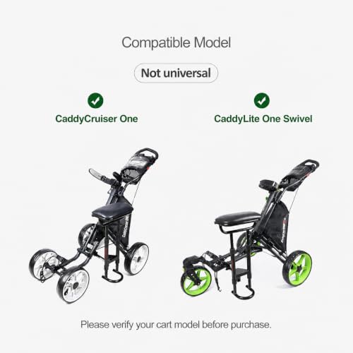 Caddytek Removable Golf Cart Seat for CaddyCruiser One & Swivel - Black