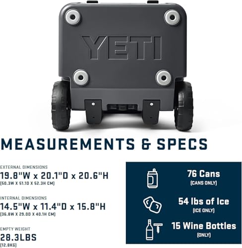 YETI Roadie 48 Venom Wheeled Cooler with Retractable Periscope Handle