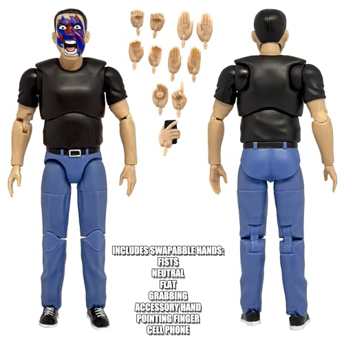 Wrestling Fan Figures 4-Pack Series 5 | Articulated Crowd Characters