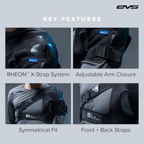 EVS SB03 Pro Shoulder Support Medium Black - Dynamic Support & Recovery