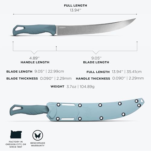 Benchmade Fishcrafter 9-Inch Trailing Blade Knife - MagnaCut Steel, Razor-Sharp