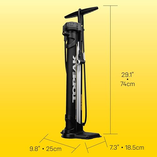 Topeak JoeBlow Booster Bike Pump & Air Compressor - Tubeless Ready