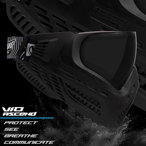 VIRTUE VIO Ascend Thermal Paintball Goggles Black - Protective Mask