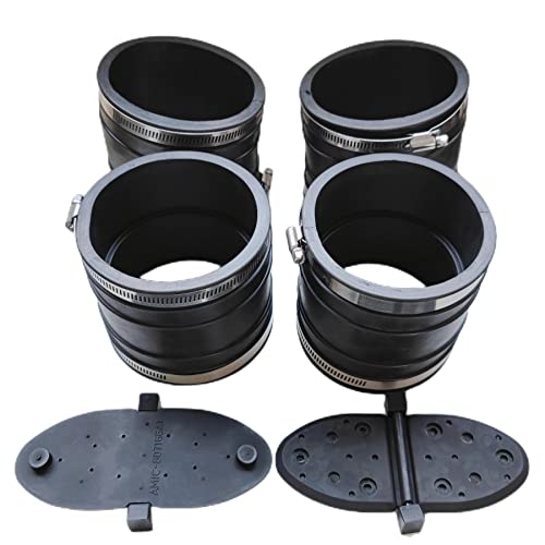 4-Inch Water Shutter Bellows Kit for MerCruiser GM V6 V8 Engines