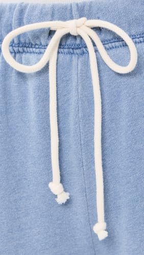Z SUPPLY Women's Hunter Knit Denim Pants Small Santorini Indigo Relaxed Fit