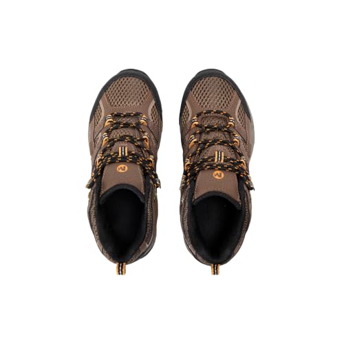 Kids Waterproof Hiking Boots - Merrell Moab 2 Mid WTRPF 5 Big Kid Earth