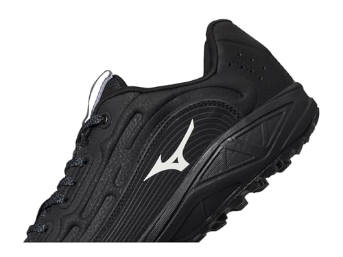 Mizuno Ambition 3 Low BB Baseball Shoes - 12.5 Black Unisex Adult