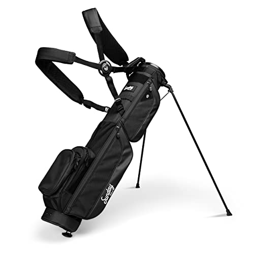 Sunday Golf Loma XL Golf Bag - Matte Black, One Size, Lightweight & Versatile
