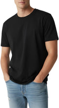 Skiennix Men's 100% Cotton Crew Neck T-Shirt - Premium Short Sleeve Casual Tees, Regular Fit