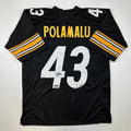 Men's XL Football Jersey with Facsimile Autograph - Troy Polamalu Reprint